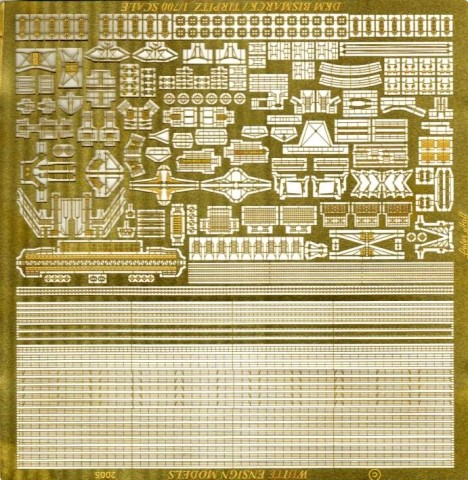 1/700 Bismarck/Tirpitz Detail Up for Trumpeter/Dragon/Aoshima - Click Image to Close