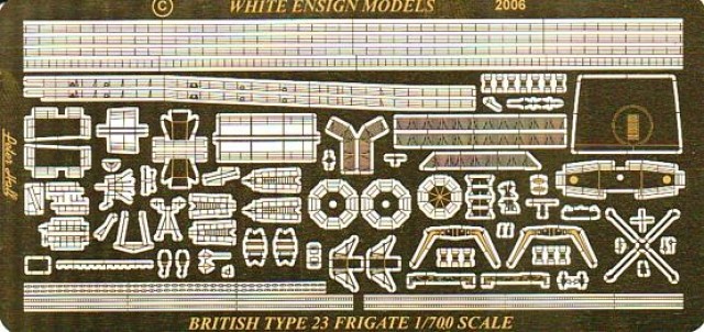 1/700 Type 23 Frigate Etching Parts - Click Image to Close