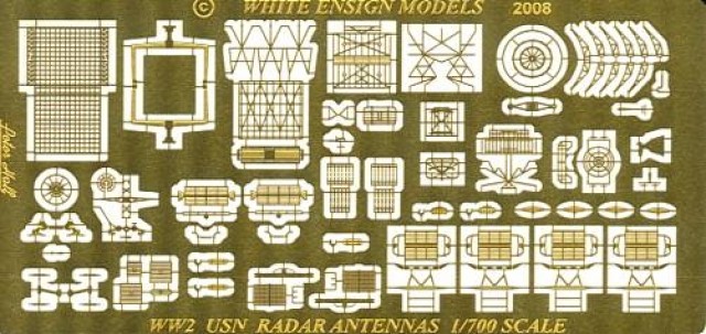 1/700 WWII USN Radars - Click Image to Close