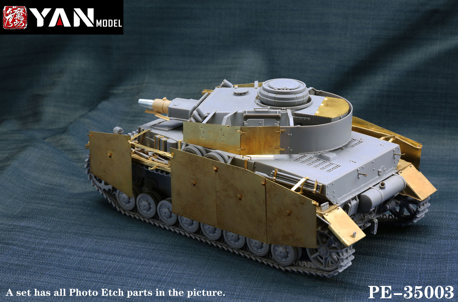 1/35 Pz.Kpfw.IV Ausf.F1 Detail Up Set for Border Model BT-003 - Click Image to Close