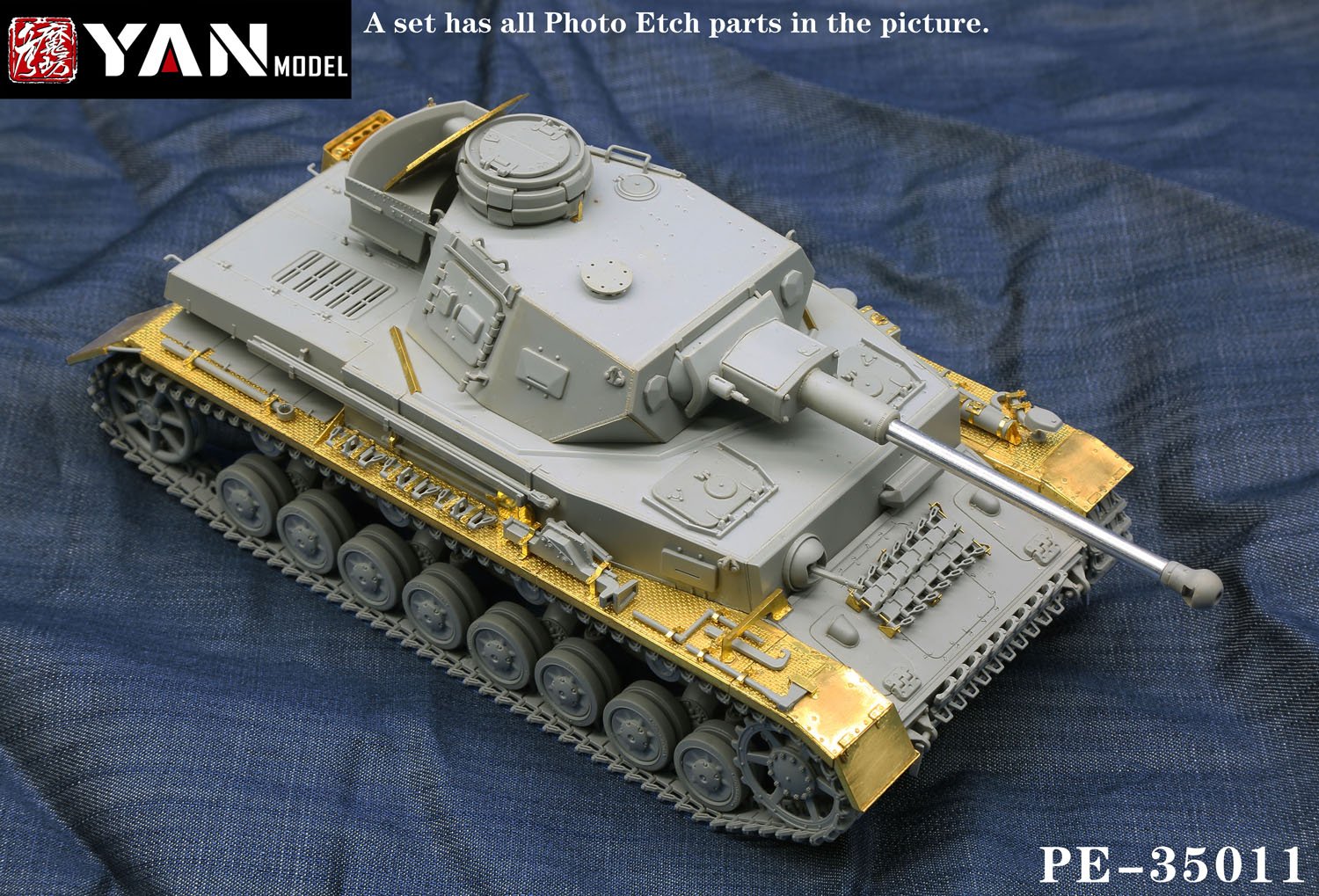 1/35 Pz.Kpfw.IV Ausf.F2, G Detail Up Set for Border Model BT-004 - Click Image to Close