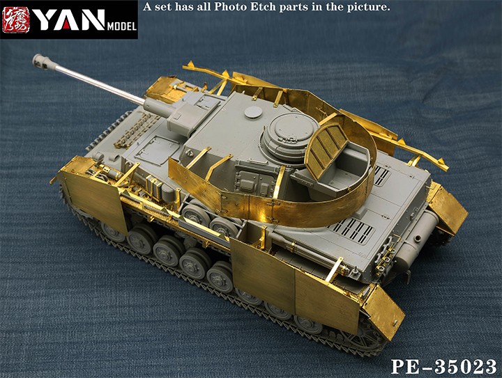 1/35 PZ.Kpfw.IV Ausf.H Detail Up Set for Border Model BT-005 - Click Image to Close