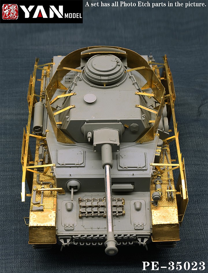 1/35 PZ.Kpfw.IV Ausf.H Detail Up Set for Border Model BT-005 - Click Image to Close