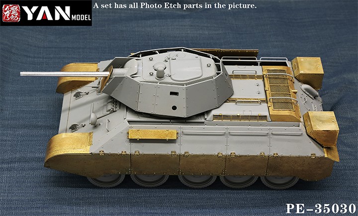 1/35 T-34/76 Detail Up Set for Border Model BT-009 - Click Image to Close