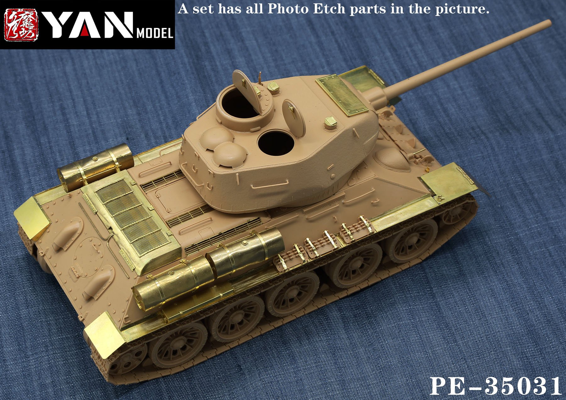 1/35 T-34/85 Detail Up Set for Rye Field Model - Click Image to Close