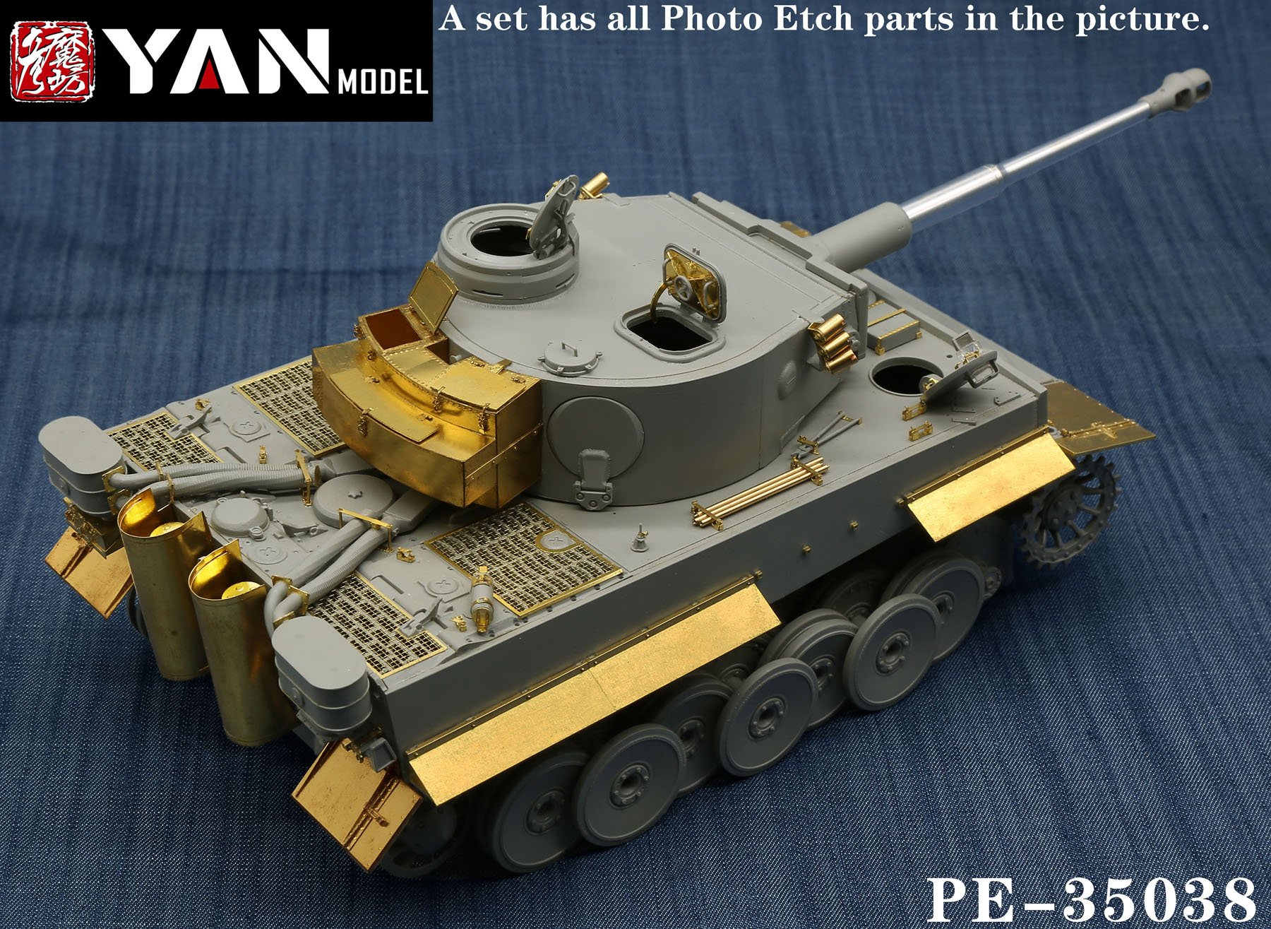 1/35 Tiger I Early Production Detail Up Set for Border BT-010 - Click Image to Close