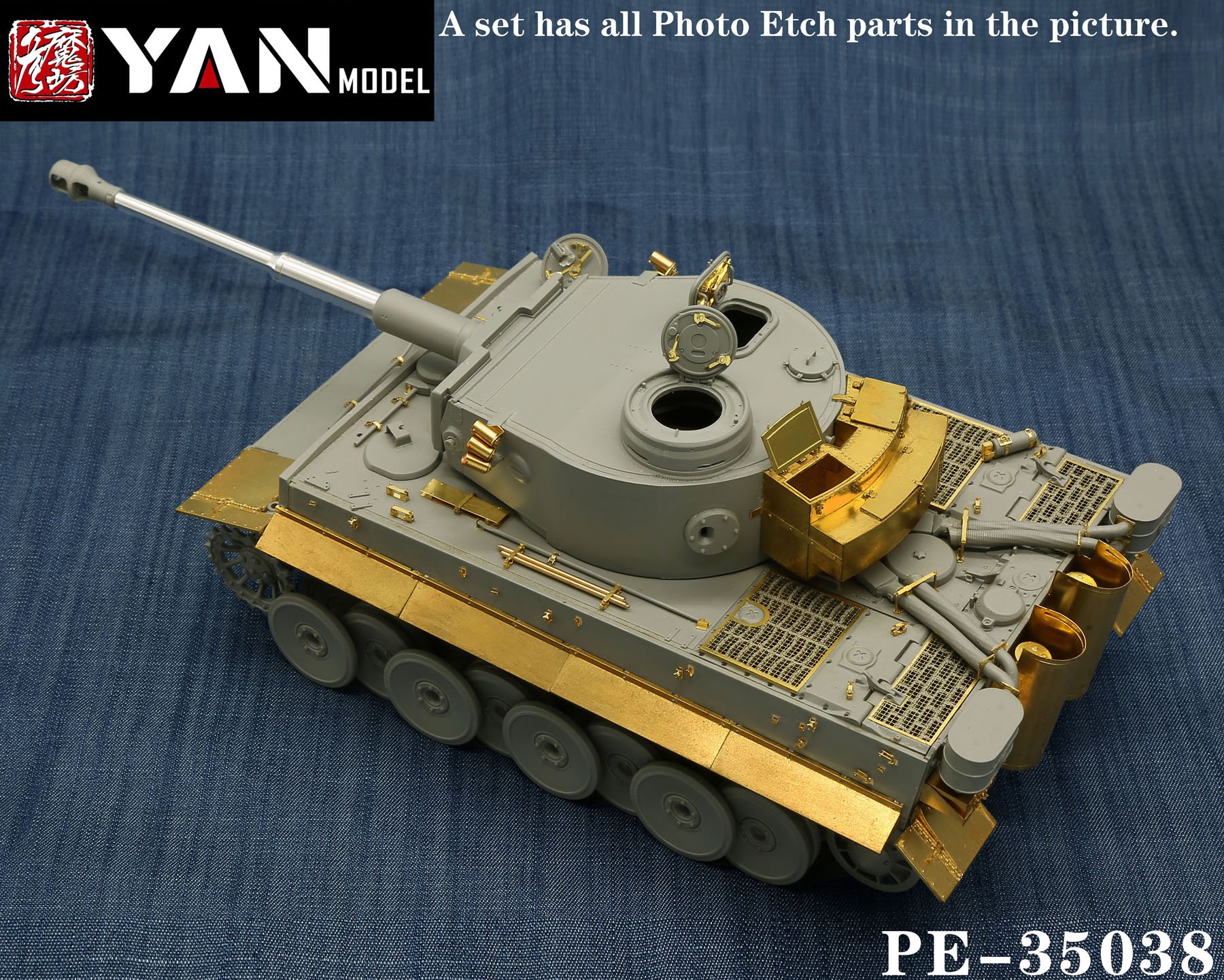 1/35 Tiger I Early Production Detail Up Set for Border BT-010 - Click Image to Close