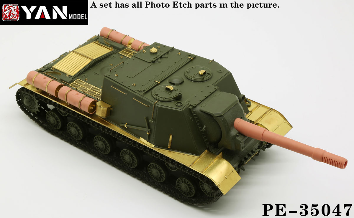 1/35 Russian JSU-152 Heavy SPG Detail Up Set for Tamiya 35303 - Click Image to Close