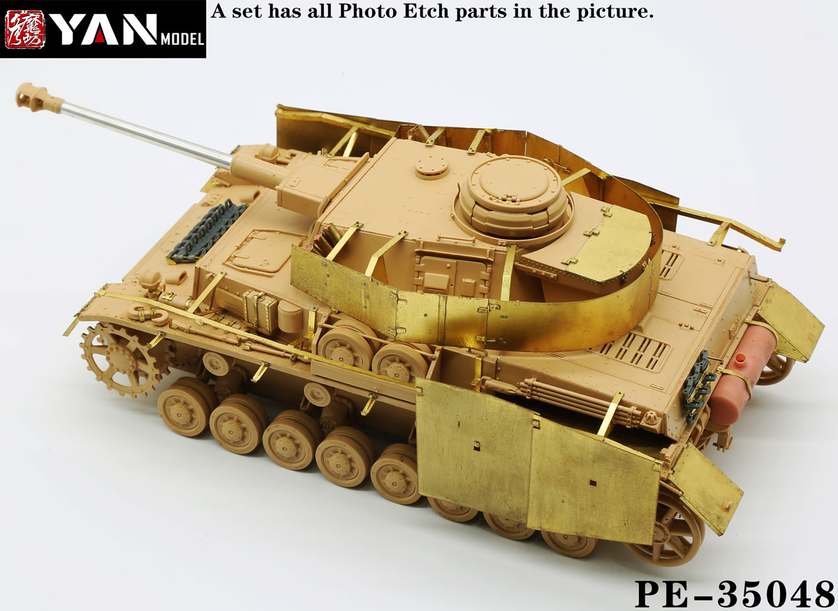 1/35 Pz.Kpfw.IV Ausf.H/G Detail Up Set for Rye Field Model - Click Image to Close