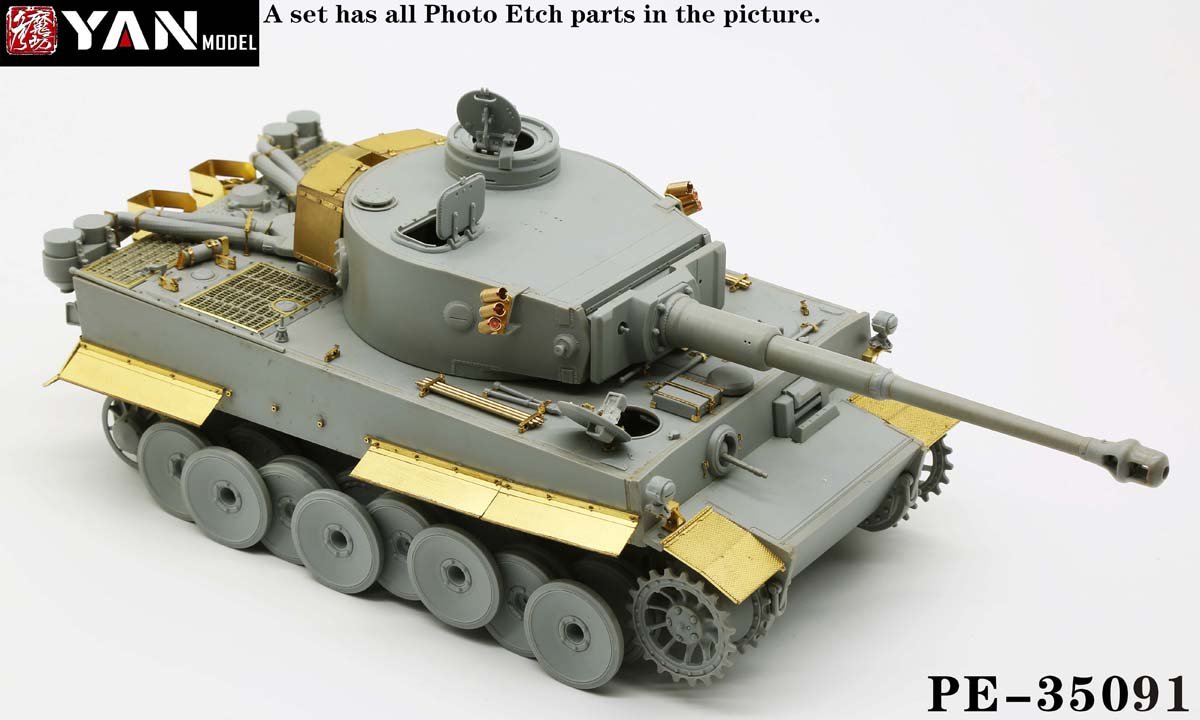 1/35 Tiger I Early Production Detail Up Set for Dragon 6328 - Click Image to Close