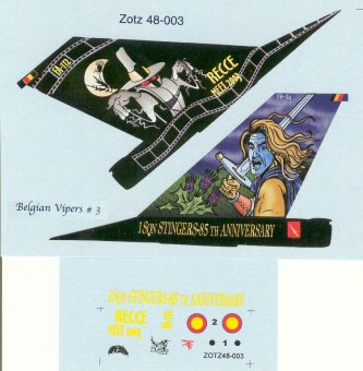 1/32 Belgian F-16 "81st Anniversary of 1st Squadron" - Click Image to Close