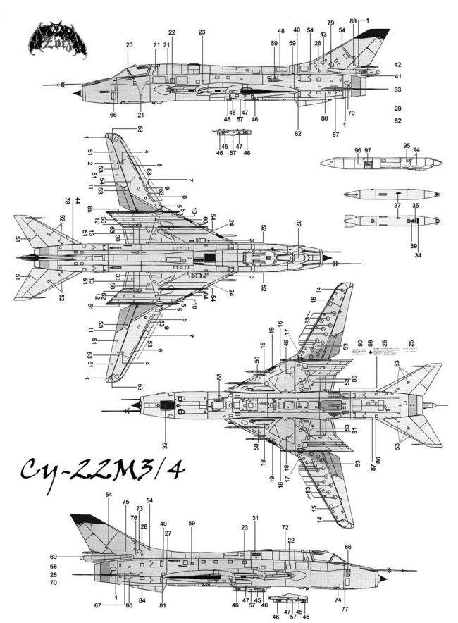 1/32 Su-22M3/4 Fitter "Nose-Art" - Click Image to Close