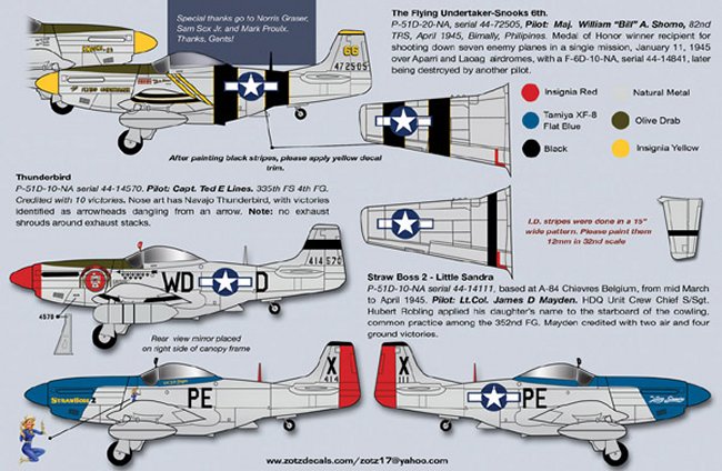 1/32 P-51D Mustangs in WWII #3 - Click Image to Close